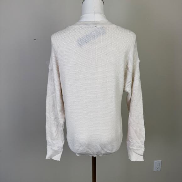 Cyrus Cream Knit Long Sleeve Pullover Sweater US Women's S - Picture 2 of 9